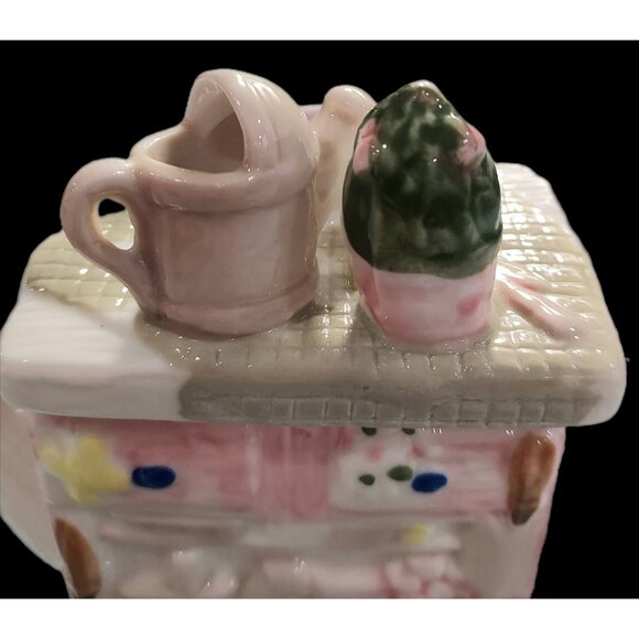 Tea Pot Mini Gardening Theme Ceramic Watering Can Cottage Core Plants - Picture 8 of 9